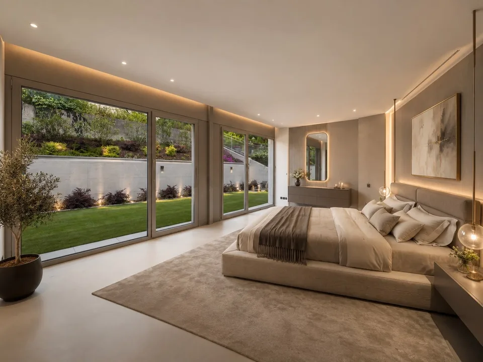Luxe et élégance: penthouse exclusif 4.5 pièces avec piscine à Brione sopra Minusio