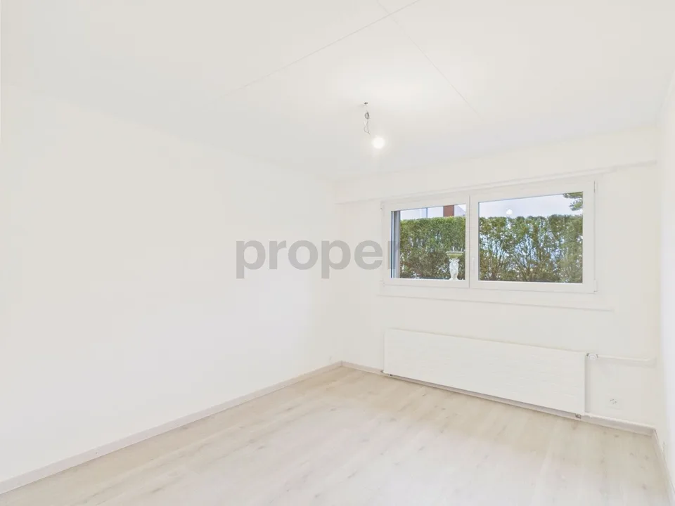 Modern 6.5 room row house renovated with garden in La Neuveville