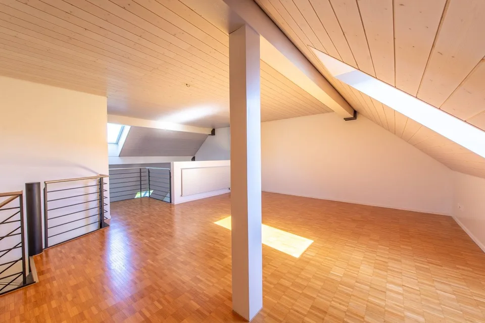 Duplex-Highlight mit Waschturm, Réduit & Cheminée