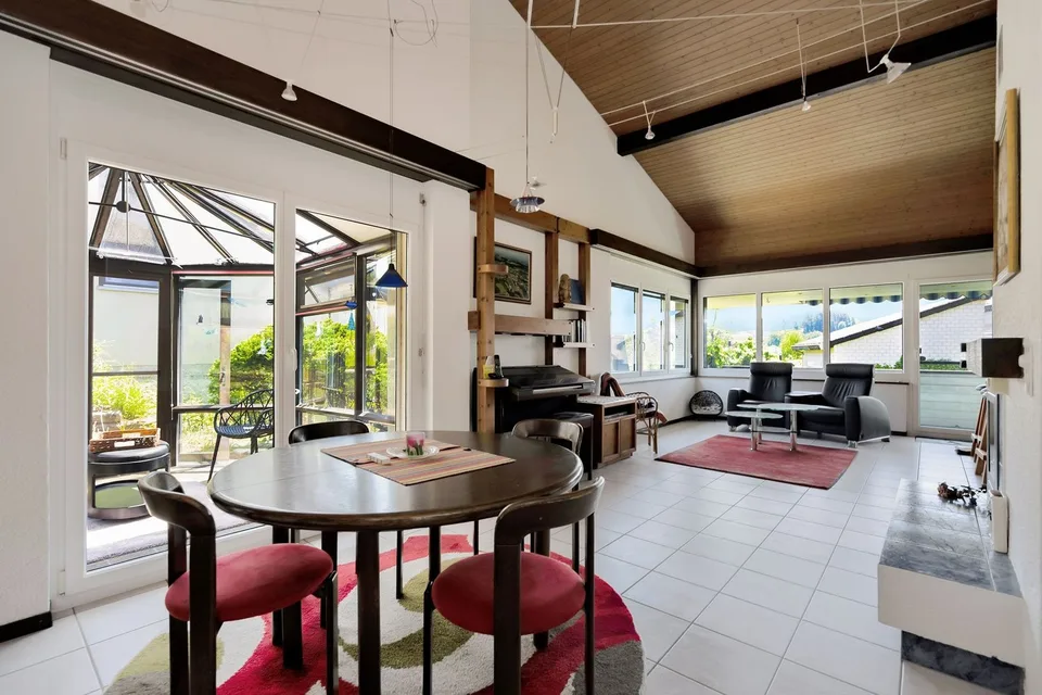 Esperienza di vita con vista panoramica e idillio di giardino