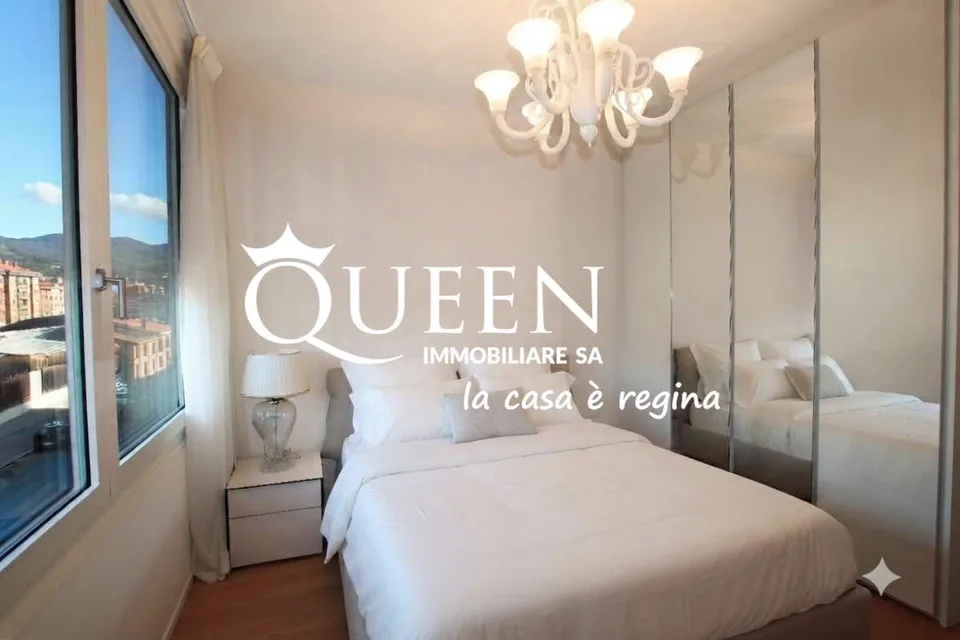 Lugano-Cassarate: luxueux 4.5 pièces, 150 m², loggia, vue sur le lac