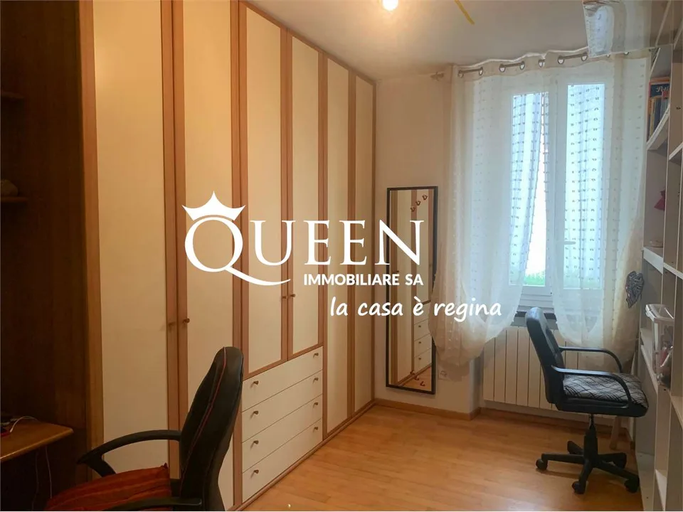Vacallo: appartement 4.5 pièces, 110 m², mansardé, jardinette, option