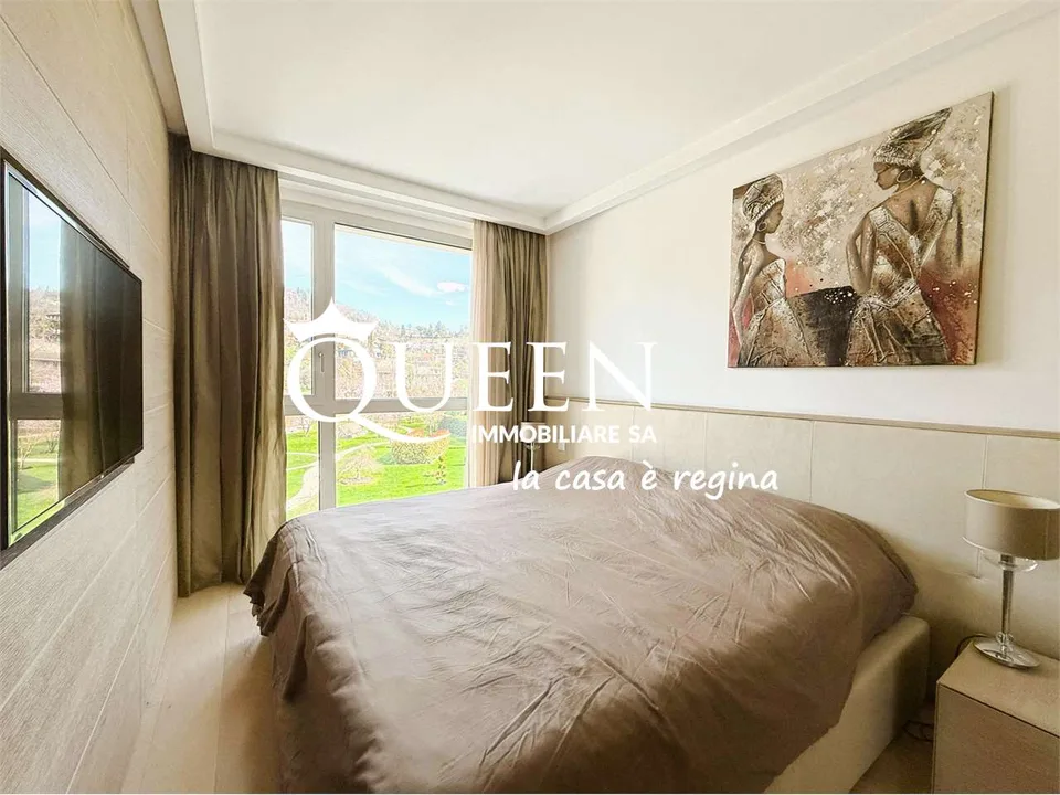 Muzzano: 4,5-Zimmer-Wohnung, 140 m², Terrasse, Wellnessbereich, See