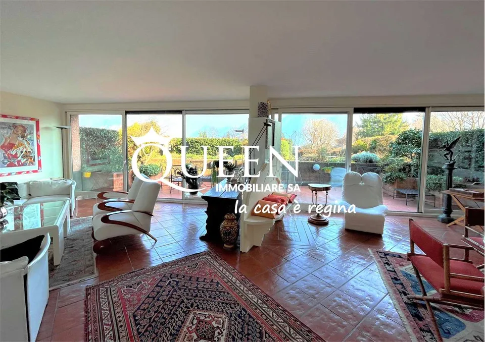 Gentilino: 3.5-Zimmer-Wohnung, 150 m², renoviert, mit Swimmingpool