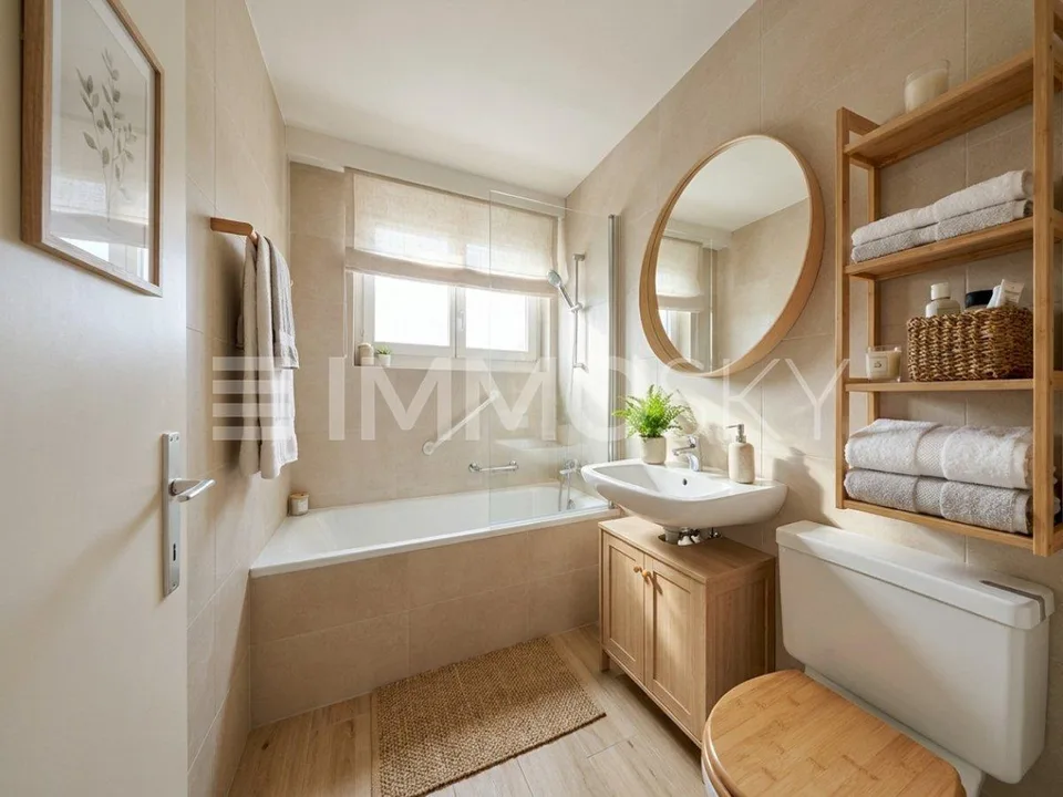 Beautiful bright apartment with balcony