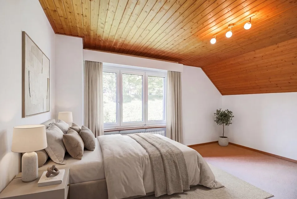 POSIZIONE IN PENDIO E GRANDE POTENZIALE - CASA UNIFAMILIARE INDIPENDENTE DA 6,5 CAMERE – foto 5 di 8