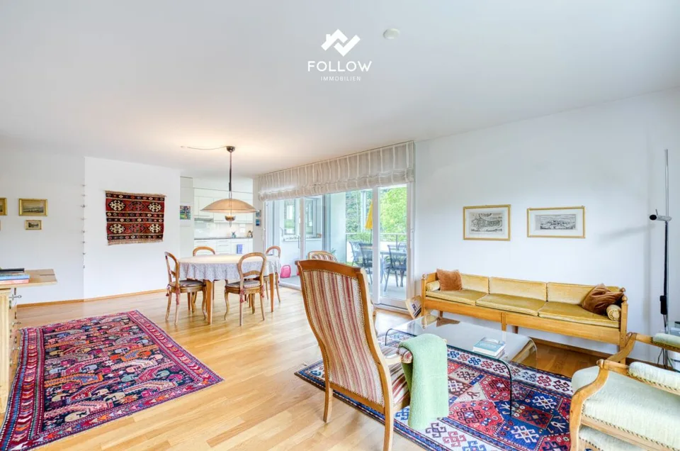 Idylle trifft auf Eleganz: Grosszügige 4.5-Zimmer-Wohnung an schöner Grünlage
