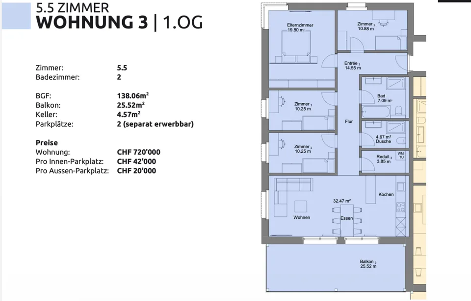 Casa multifamiliare attraente con 8 appartamenti moderni e eleganti da 4,5/5,5 locali