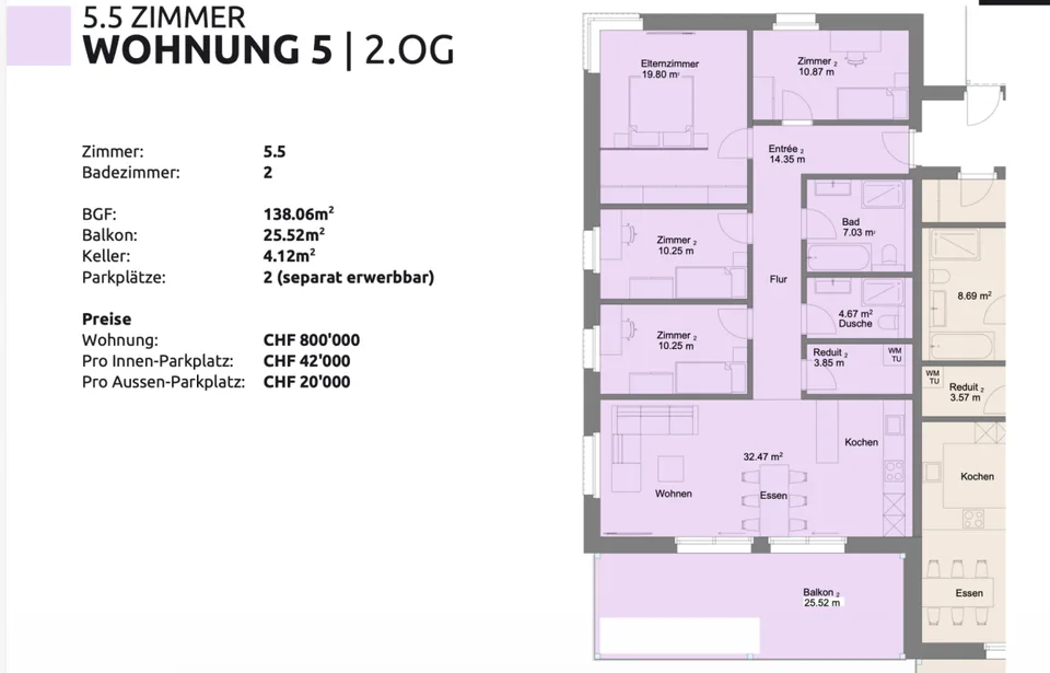 Casa multifamiliare attraente con 8 appartamenti moderni e eleganti da 4,5/5,5 locali