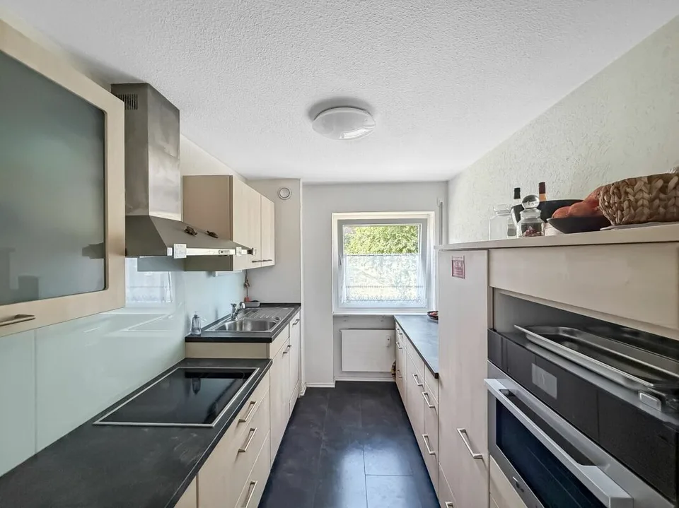 Charming 3.5-room garden apartment in Büsingen am Hochrhein - commission-free, 180 m to the Rhine