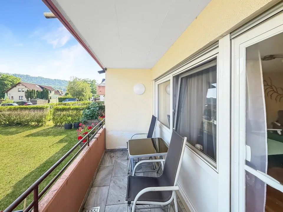 Charming 3.5-room garden apartment in Büsingen am Hochrhein - commission-free, 180 m to the Rhine