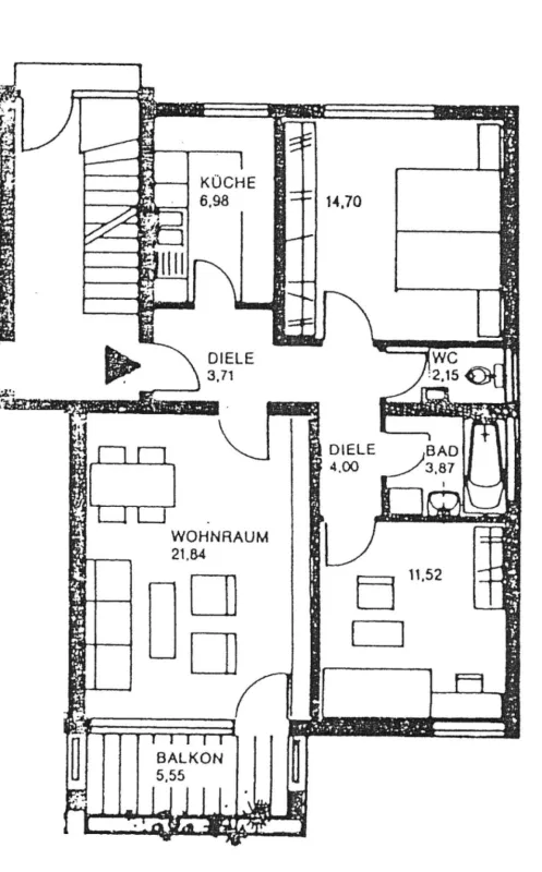Charming 3.5-room garden apartment in Büsingen am Hochrhein - commission-free, 180 m to the Rhine