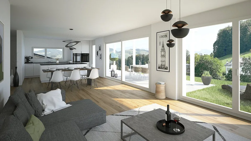 Construction neuve avec vue sur le Säntis – beaucoup d'espace pour vos rêves de vie!