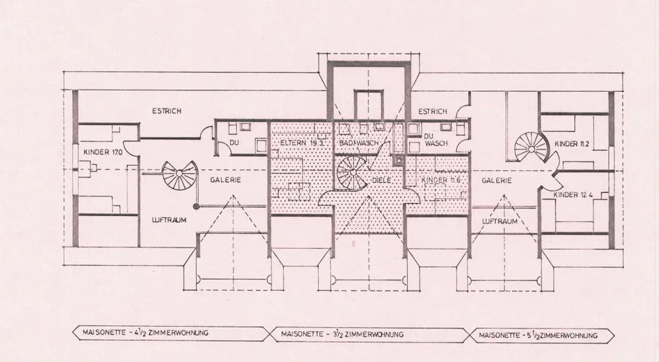 Grosszügige Maisonette-Dachwohnung