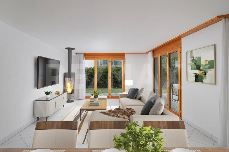 Spacious 4.5-room garden apartment in a quiet location in Einsiedeln for sale!