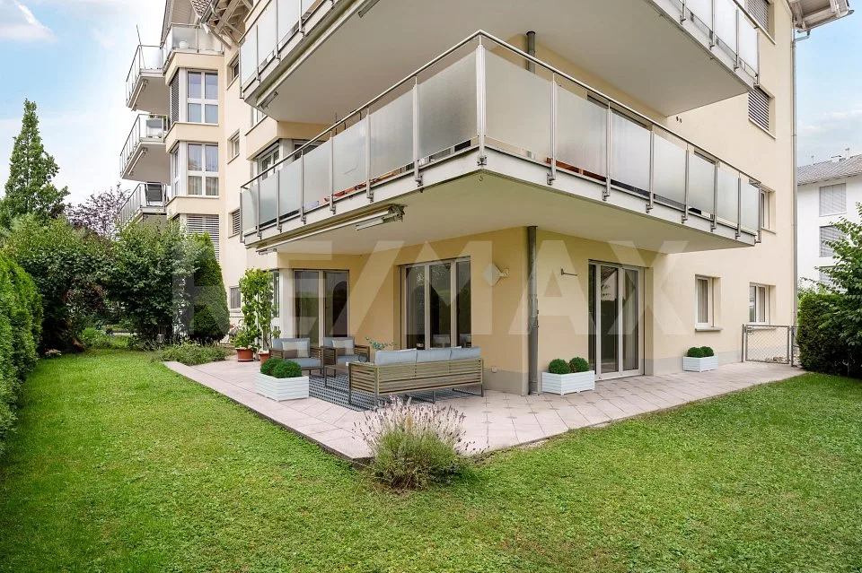 Spacious 4.5-room garden apartment in a quiet location in Einsiedeln for sale!