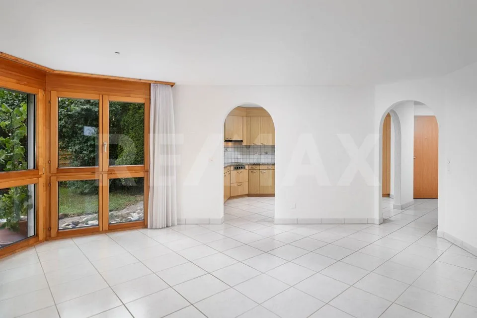 Spacious 4.5-room garden apartment in a quiet location in Einsiedeln for sale!