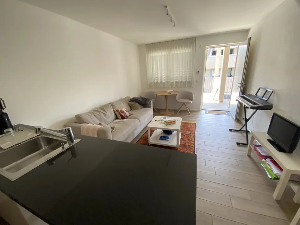 Furnished attic apartment with 2 rooms and terrace.