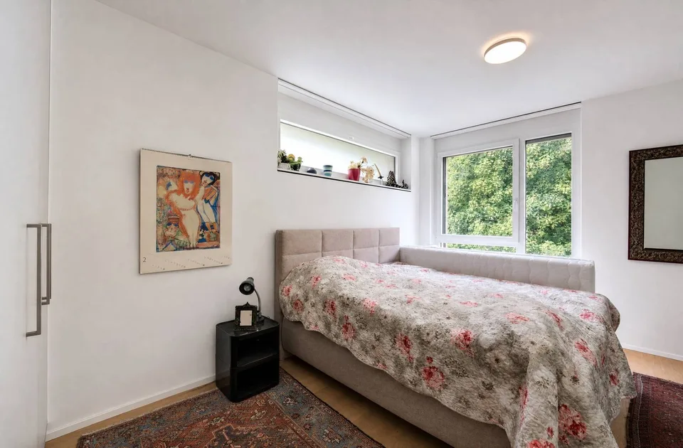 Bello appartamento recente di 3.5 locali con ampio balcone e vista sul lago