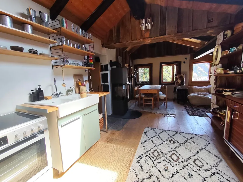 Chalet di carattere a Plan-Cernet – 4,5 locali con terreno