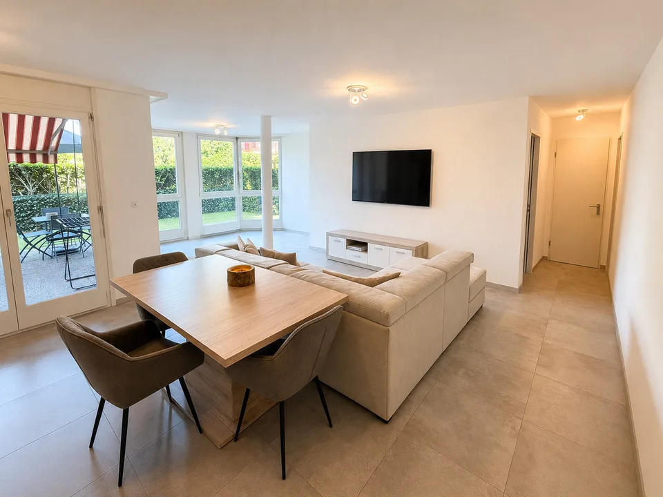 Appartement lumineux avec terrasse et jardin privatif