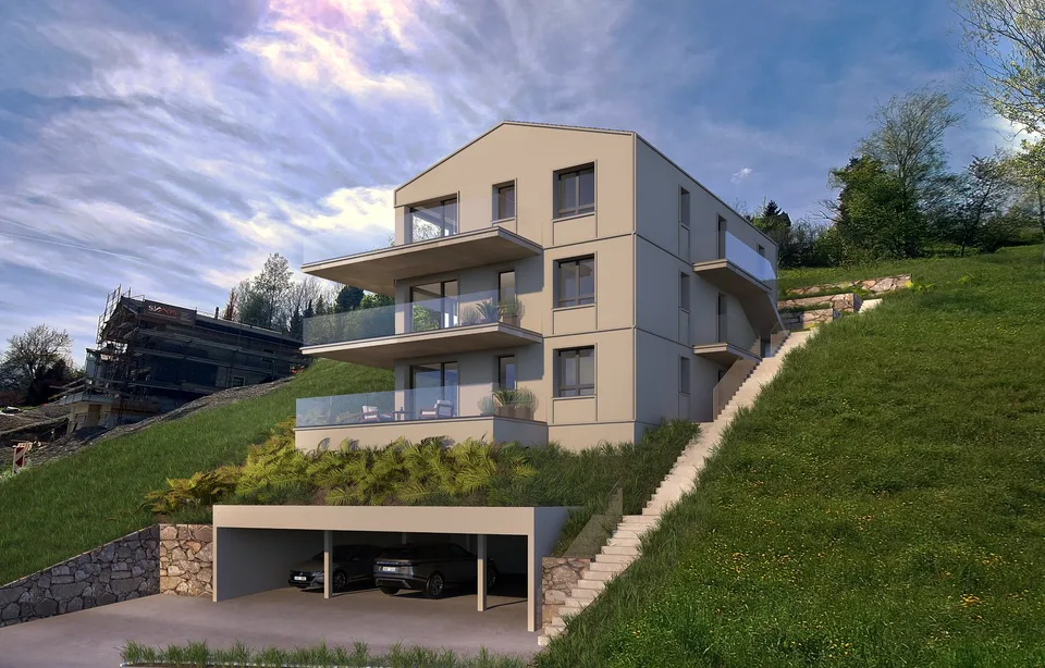 Charmanter Apartment mit 2.5 Zimmern und Aussicht in Fortunau (Ayent)