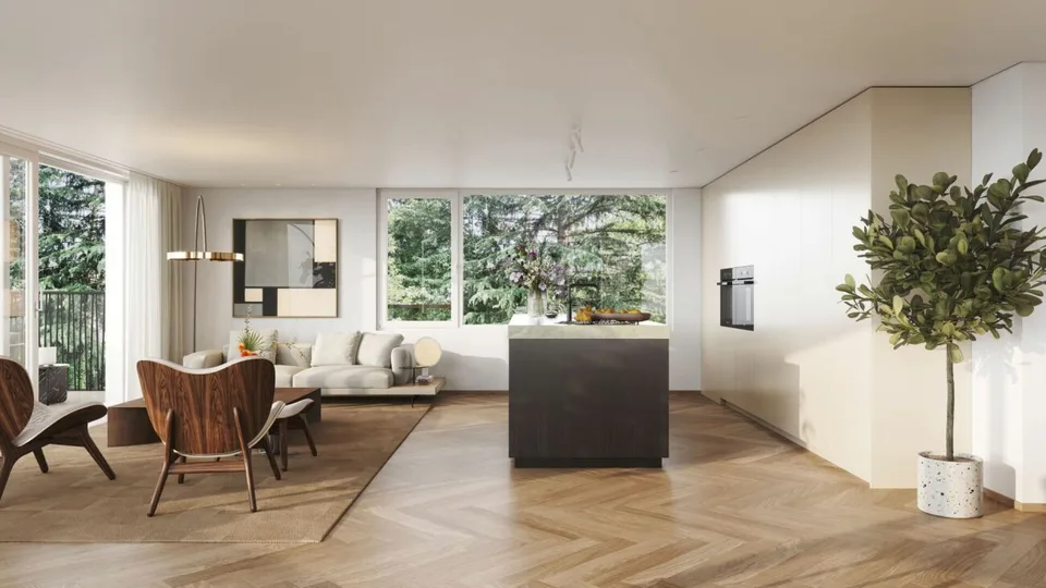 Appartement de jardin 4,5 pièces - Projet de construction neuve ONA à Rüschlikon