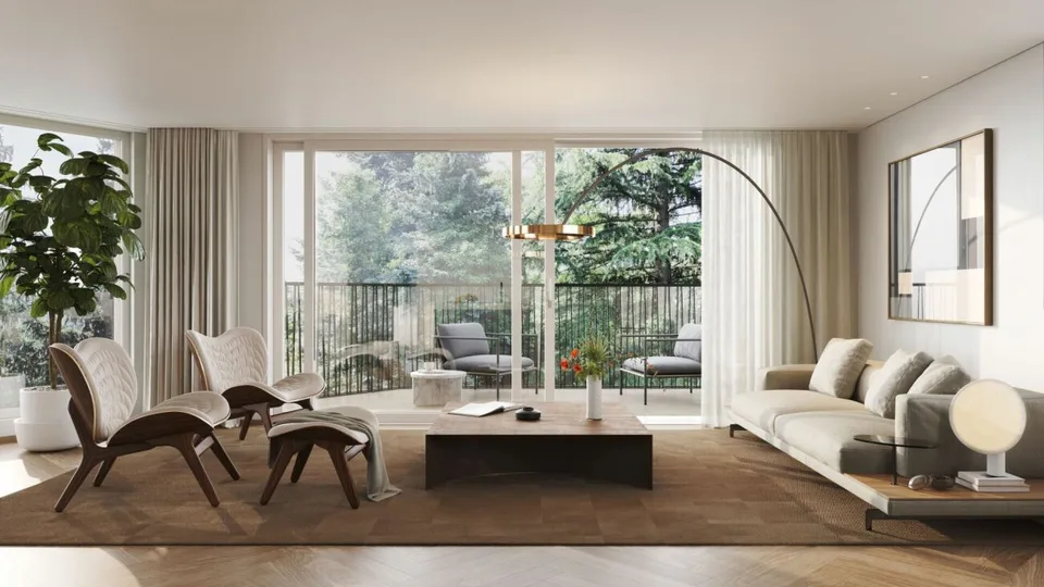 Appartement de jardin 4,5 pièces - Projet de construction neuve ONA à Rüschlikon