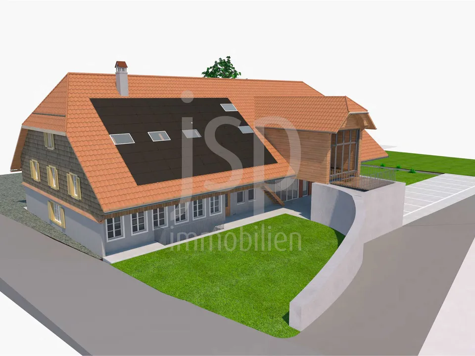 Unusual 4.5 room apartment with spacious gallery
