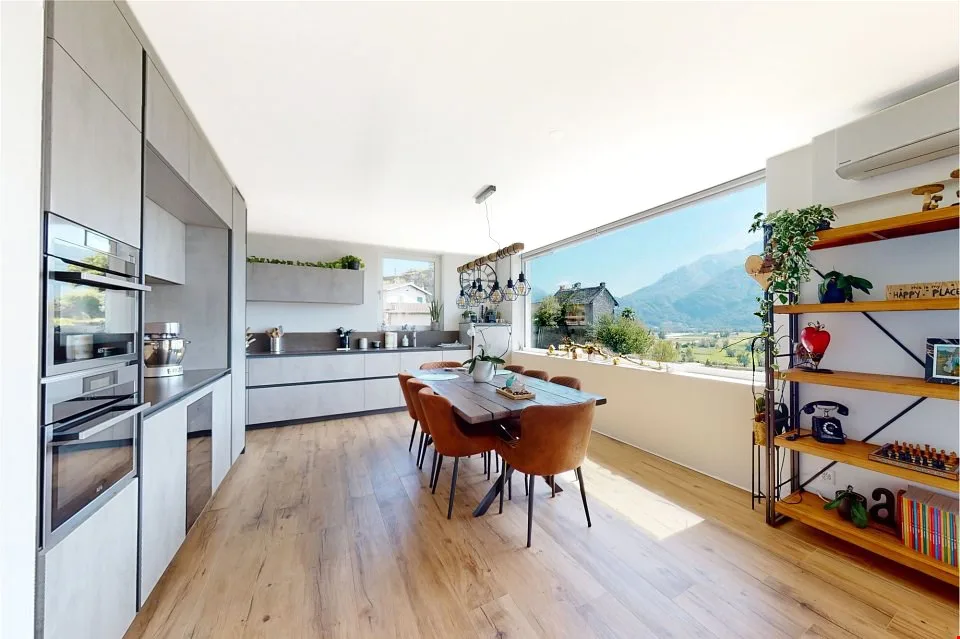 Lavertezzo Piano, Maison unifamiliale neuve avec jardin et vue ouverte