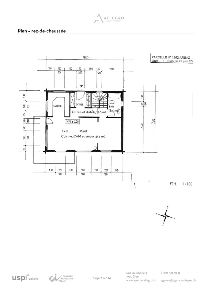 Arbaz, 5.5-room chalet of 175 m2 with garage and parking spaces