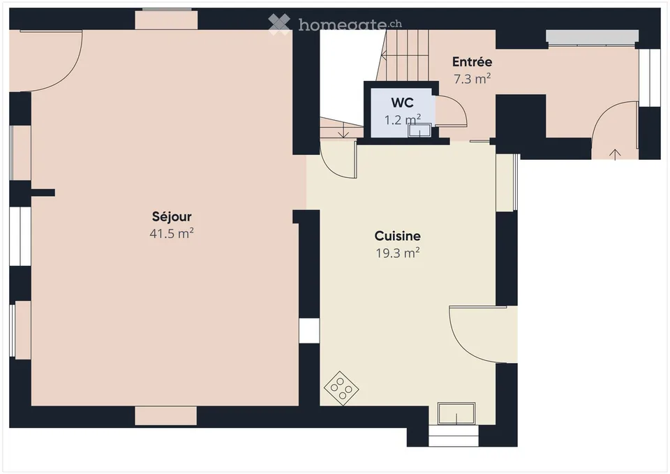 For sale is a charming single-family home with 6.5 rooms + an independent studio