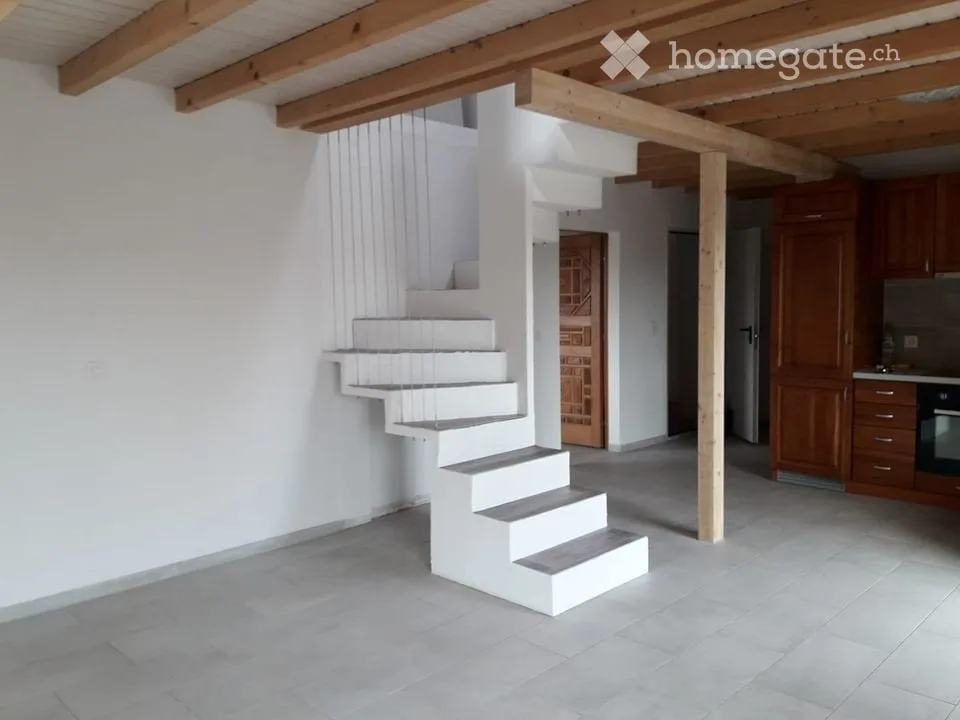 Appartement en duplex de 4.5 pièces avec un jardin