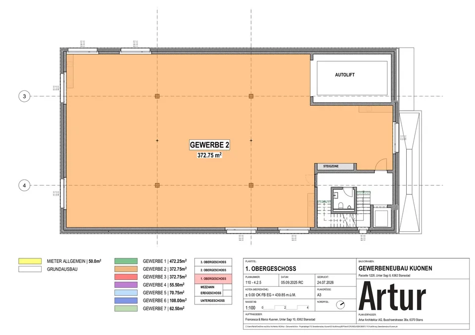 PREMIUM-SHOWROOMS UND EXKLUSIVE GEWERBEFLÄCHEN MIT 5-TONNEN-AUTOLIFT
