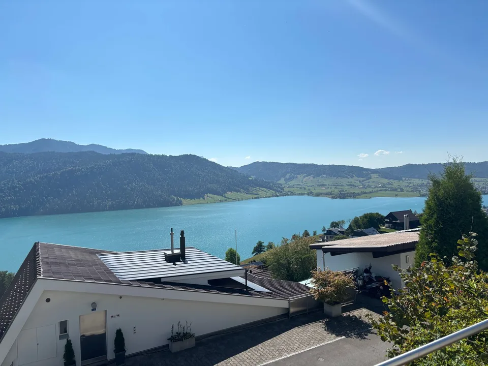 5.5-Zimmerwohnung mit unverbaubarer See- und Bergsicht – photo 1 sur 27