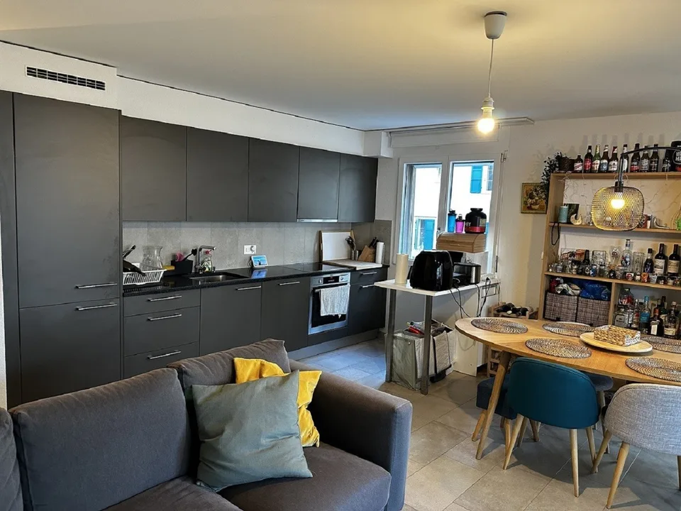 Modern 2-room apartment with balcony in Lausanne-Sévelin