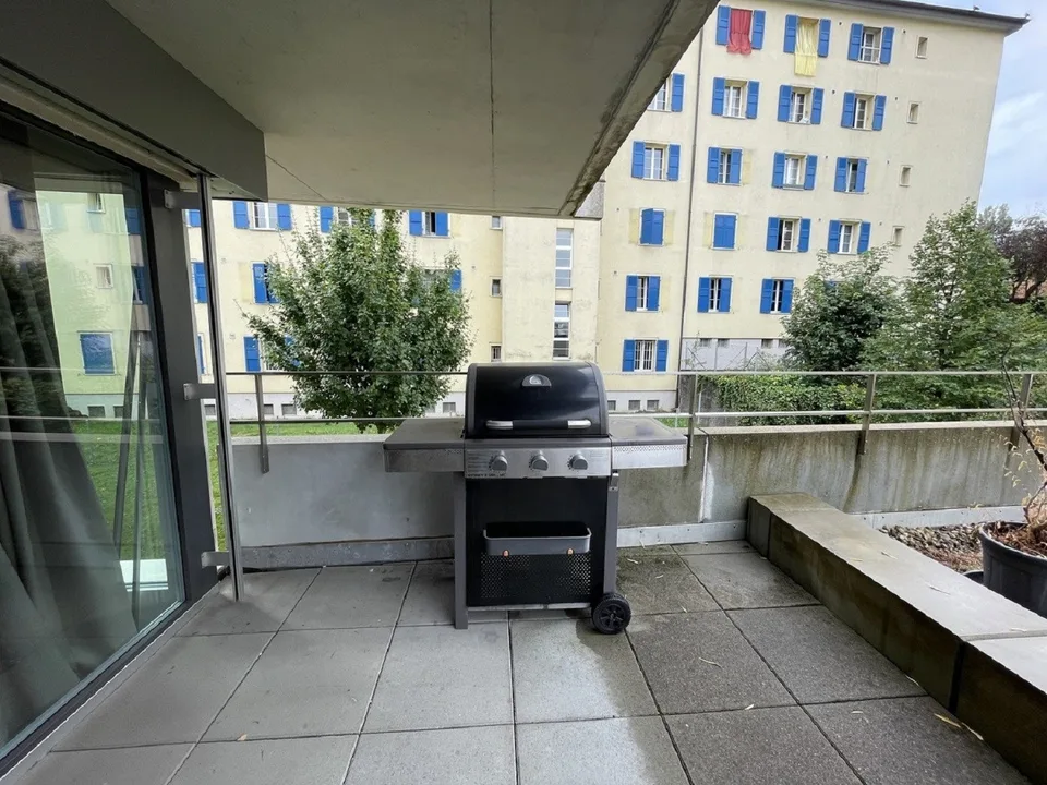 Modern 2-room apartment with balcony in Lausanne-Sévelin