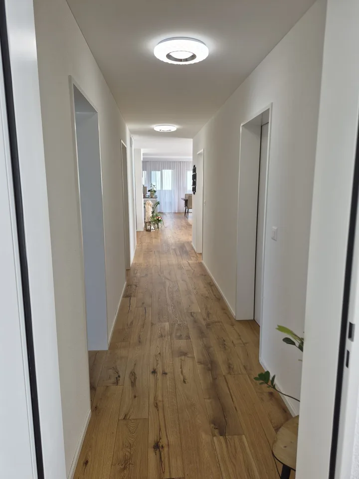 Modern 4.5-room attic apartment with countryside view