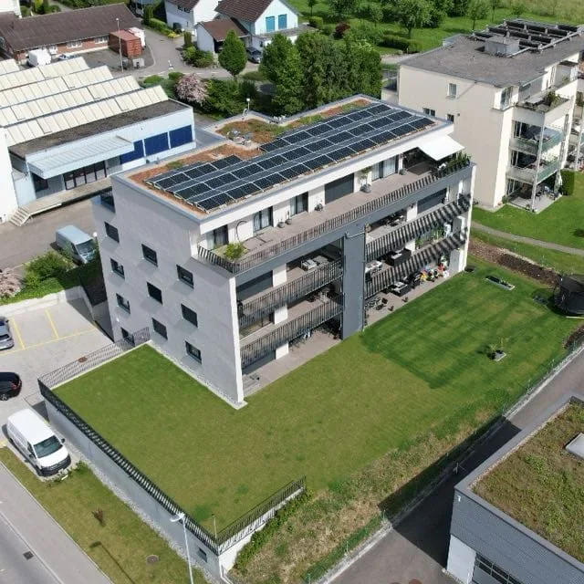 Modern 4.5-room attic apartment with countryside view