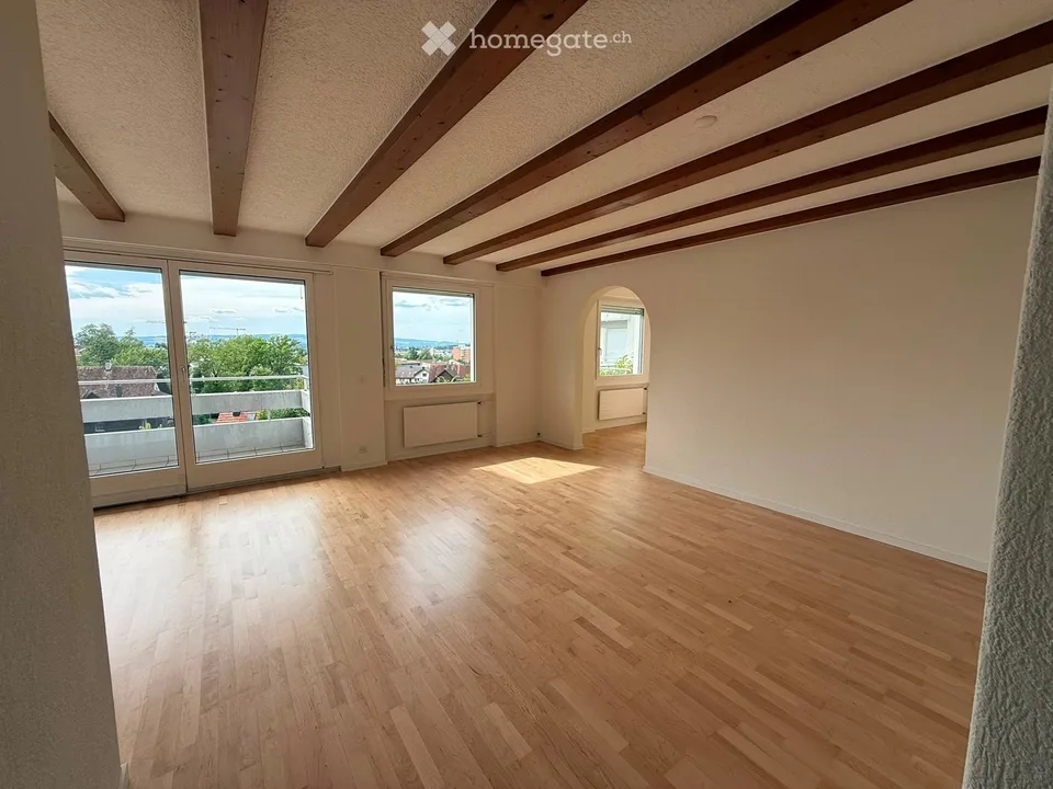 Charmant appartement 5 pièces avec balcon et vue imprenable à Baar