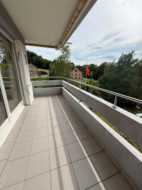Charmant appartement 5 pièces avec balcon et vue imprenable à Baar