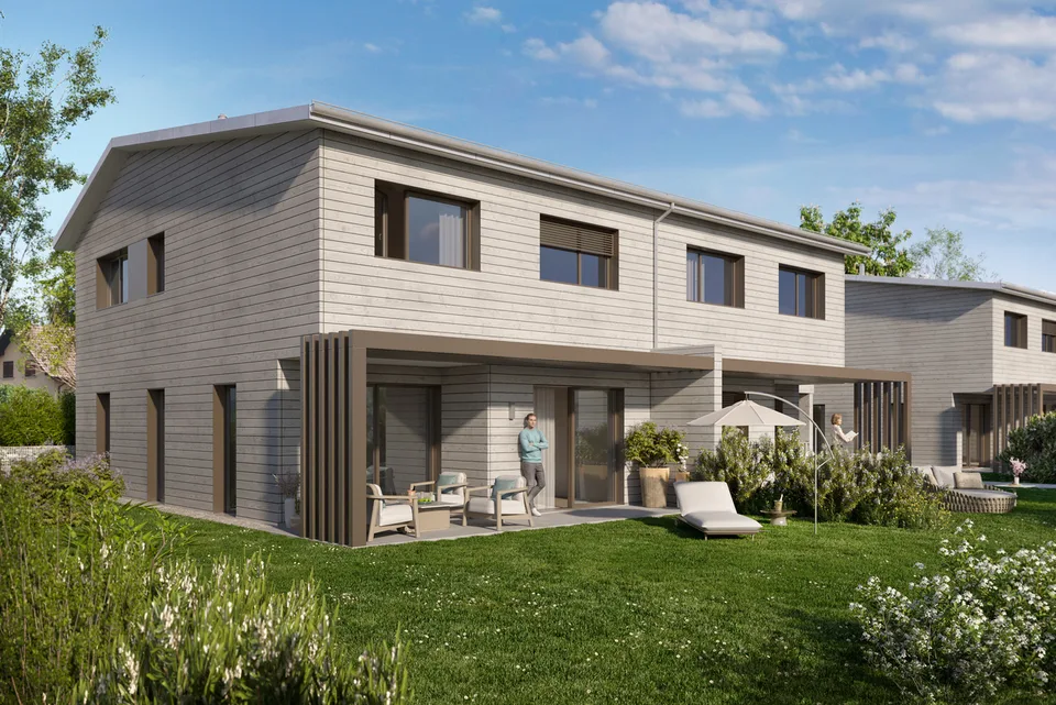 Villa jumelle H1 - 5,5 pièces sur un terrain de 266 m²