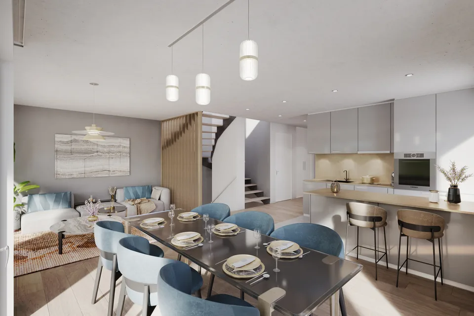 Villa jumelle D2 - 5,5 pièces sur un terrain de 375 m²