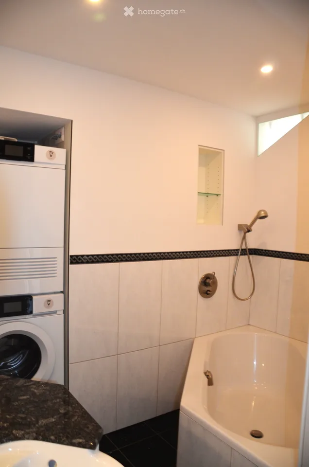 Incantevole appartamento di 3,5 locali con posto giardino e garage (E-Mobility) a Dübendorf