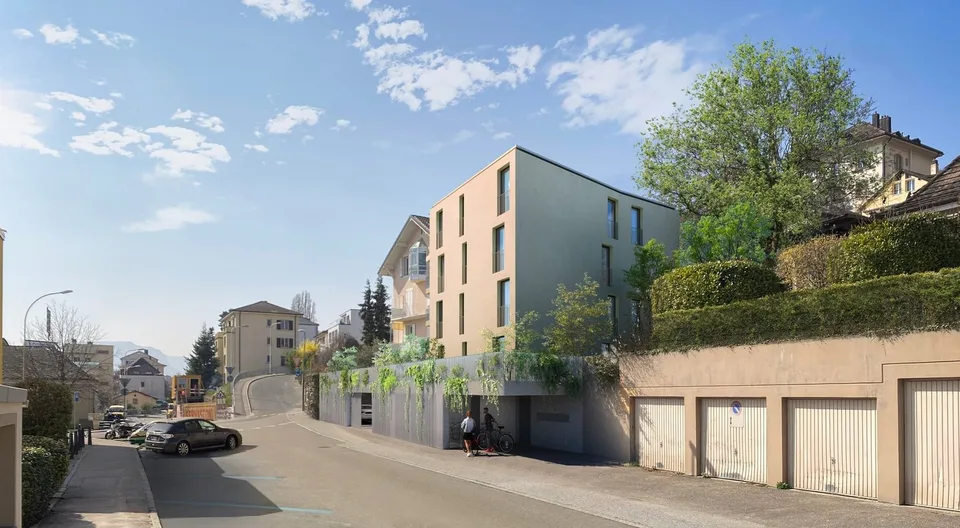 Rez-de-Jardin en ville.