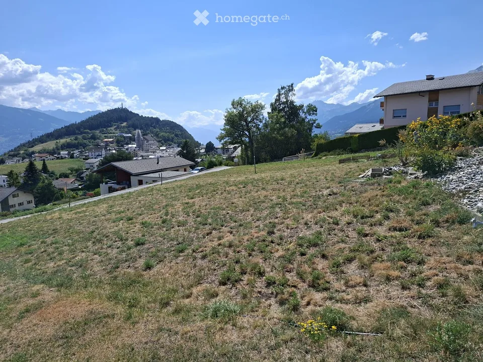 Terreno edificabile con vista eccezionale a Lens, Vallese