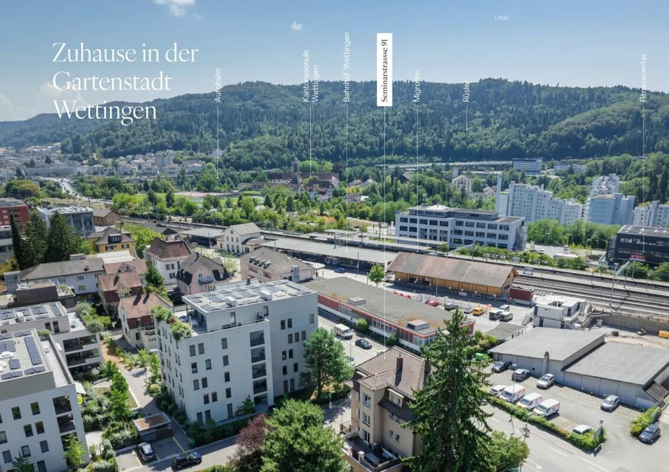 Appartamento di charme in vecchio edificio direttamente alla stazione di Wettingen