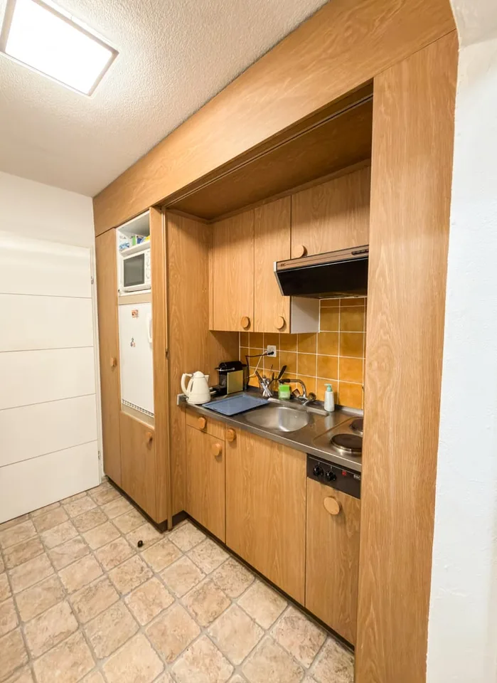 Charmante 1-Zimmer-Wohnung mit Balkon und herrlicher Aussicht in Vulpera