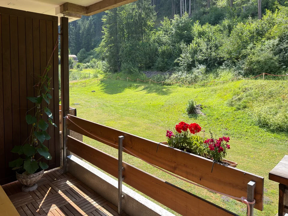 Charmante 1-Zimmer-Wohnung mit Balkon und herrlicher Aussicht in Vulpera