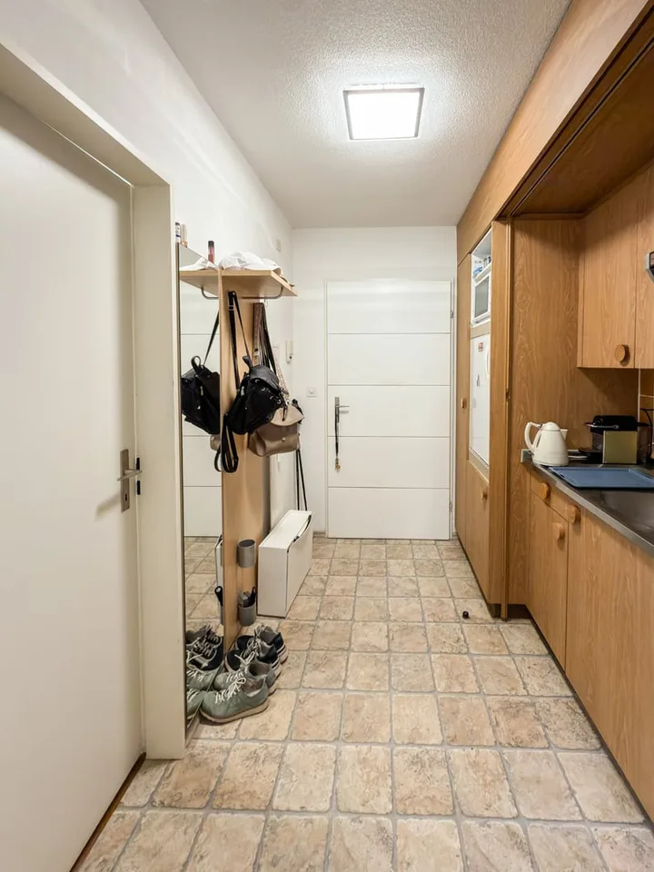 Charmante 1-Zimmer-Wohnung mit Balkon und herrlicher Aussicht in Vulpera